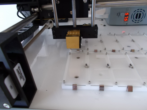 LabNext Microarrayer slide nest calibration point