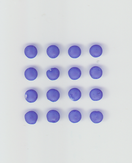 1500um array printed with STS microarray pin