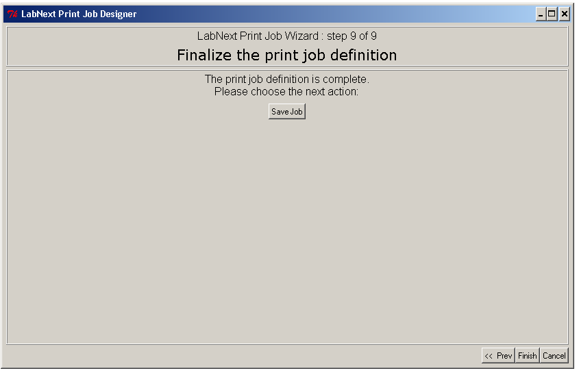 Microarrayer JobWizard Screenshot